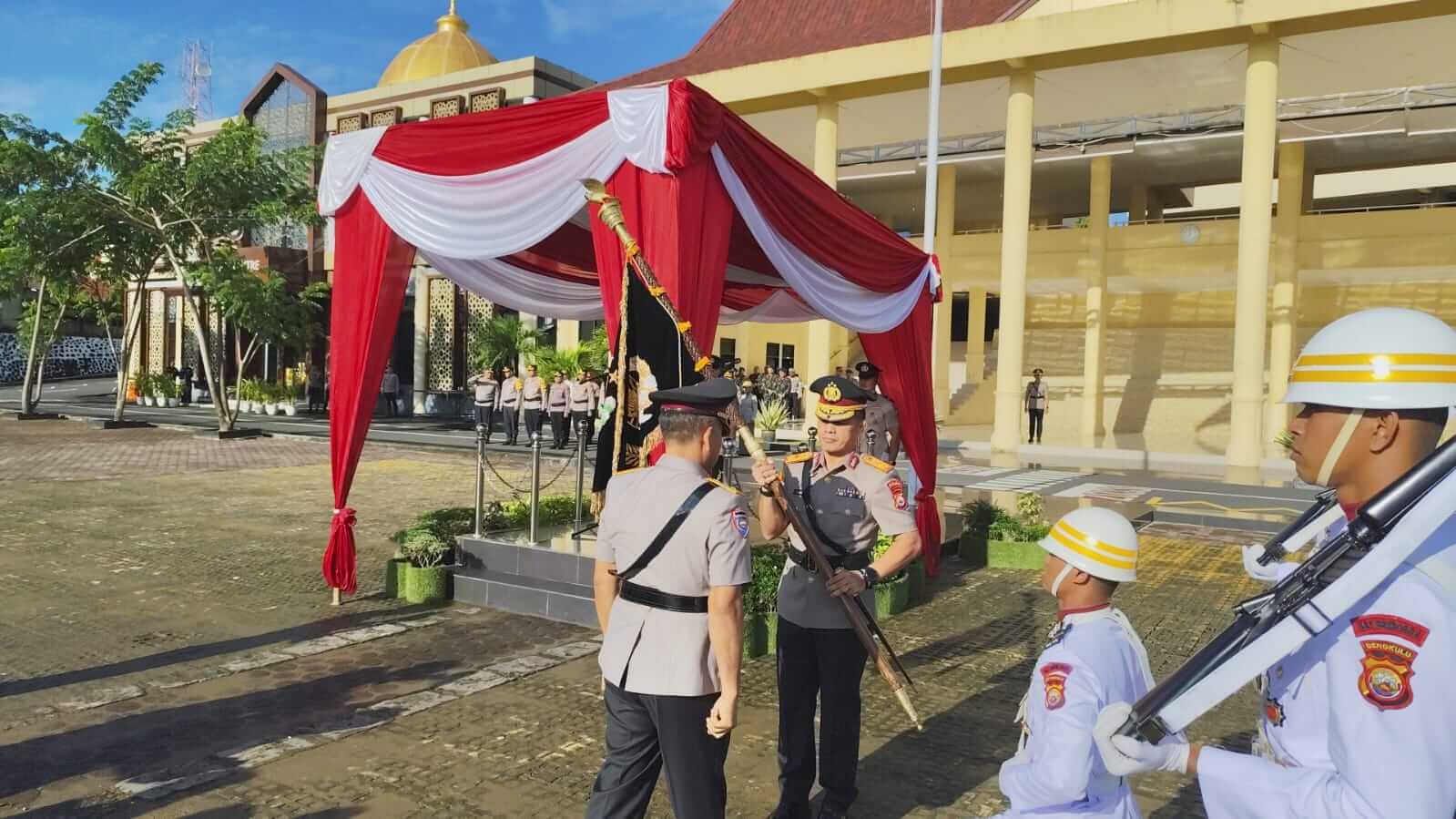 Polda Bengkulu Resmi Berganti Pimpinan, Brigjen Pol Yudhi Sulistianto Wahid Gantikan Irjen Mardiyono