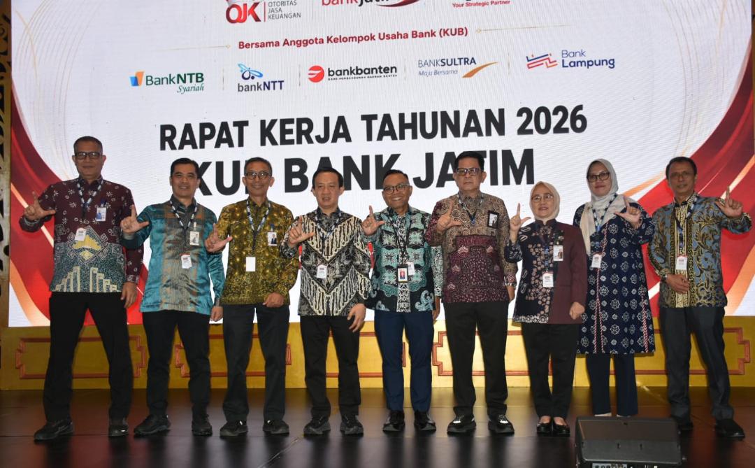 Bank Lampung Ikut Rapat KUB Bank Jatim 2026, Sekdaprov Marindo Kurniawan Hadir Bahas Strategi Bisnis