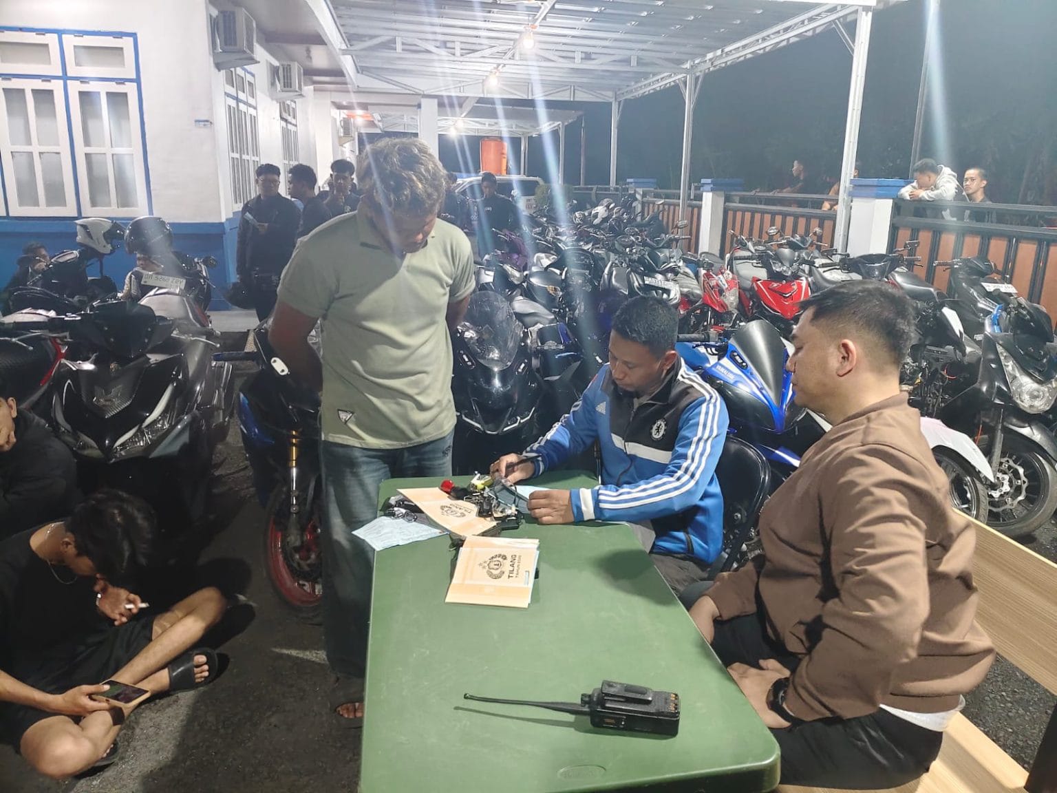 35 Motor Balap Liar dan Knalpot Brong Diamankan Satlantas Polres Tanah Bumbu, Warga Batulicin Kini Bisa Tenang