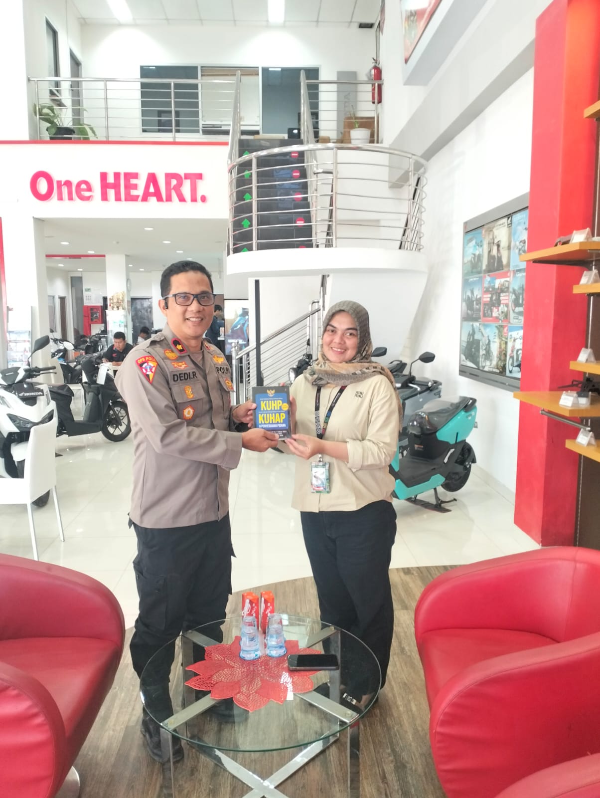 Kapolsek SU II Gandeng Honda Astra Motor Plaju untuk Cegah Curanmor, Usul Pemasangan GPS dan Kunci Tambahan