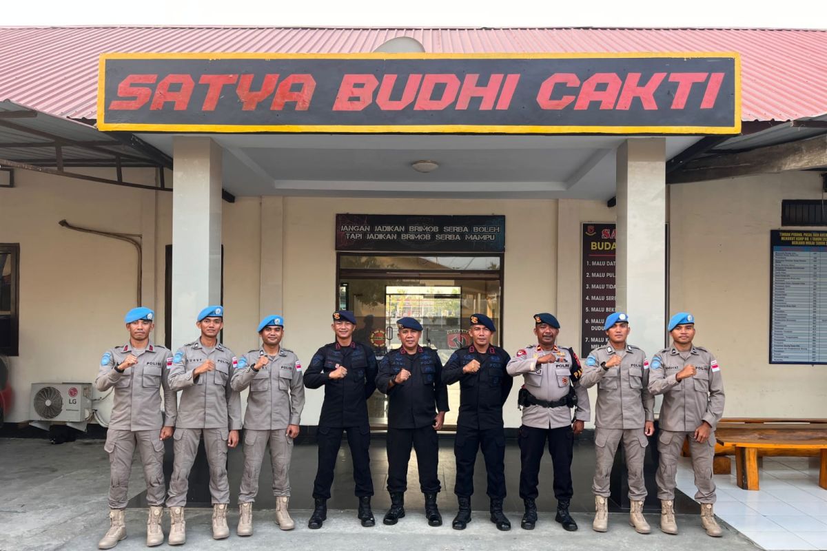 5 Personel Gegana Polda Sultra Terpilih Misi Perdamaian PBB di Afrika Tengah, Berangkat 10 Oktober 2026