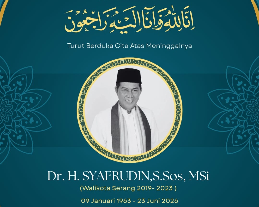 Mantan Wali Kota Serang Syafrudin Meninggal Mendadak Usai Batuk Darah, Sempat Ngobrol dengan Tetangga Malam Hari