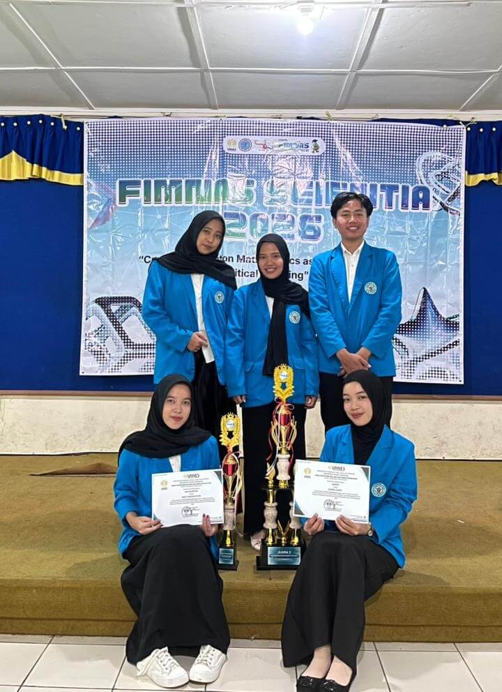 2 Tim Mahasiswa UIN Jambi Juara Lomba Karya Ilmiah Matematika Nasional di Semarang, Bawa Pulang Piala dan Best Innovation