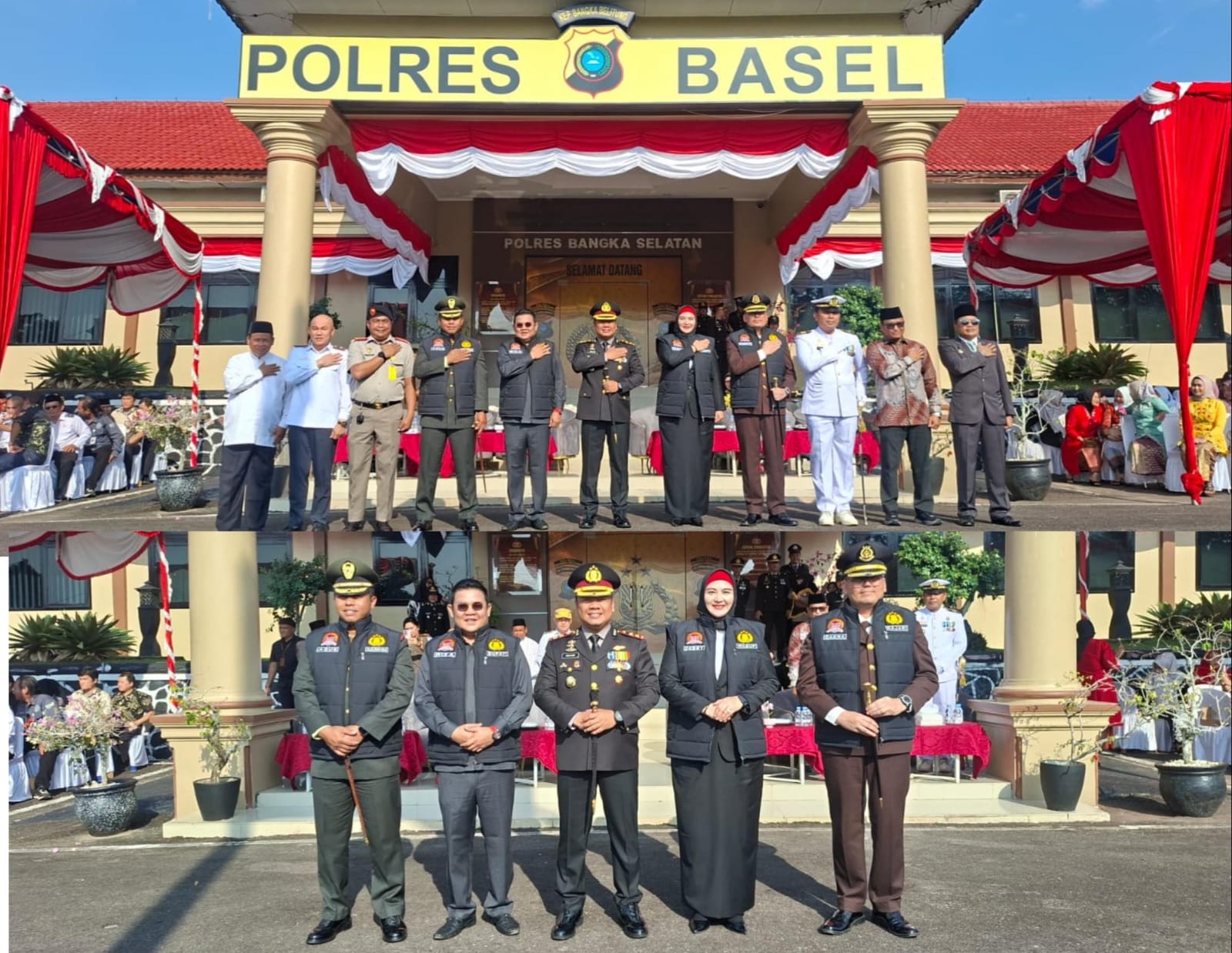 Bupati Bangka Selatan Riza Herdavid Hadiri Upacara Hari Bhayangkara ke-80, Sinergi Polri dan Pemda Jadi Fondasi Pembangunan Daerah