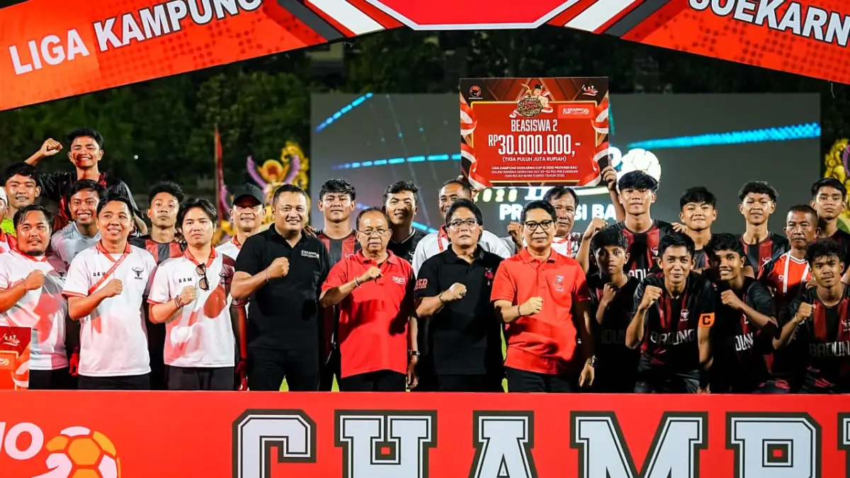 Soekarno Cup III Bali 2026: Denpasar Juara, Badung Runner Up, Turnamen Sepak Bola Ini Jadi Ajang Pembinaan Talenta Muda