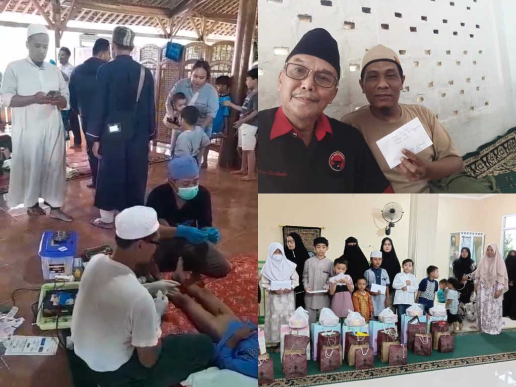 Peringati Haul Bung Karno dan Tahun Baru Islam, PDIP Lampung Selatan Santuni Anak Yatim hingga Khitanan Massal di Natar