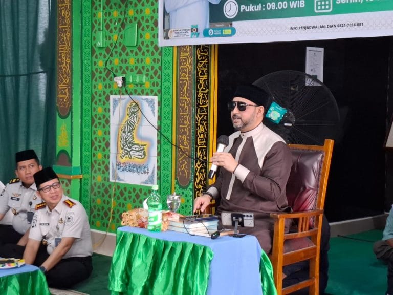 Lapas Banyuasin Hadirkan Habib Ahmad Al Habsyi untuk Safari Dakwah, 340 Warga Binaan Ikuti Tausiyah