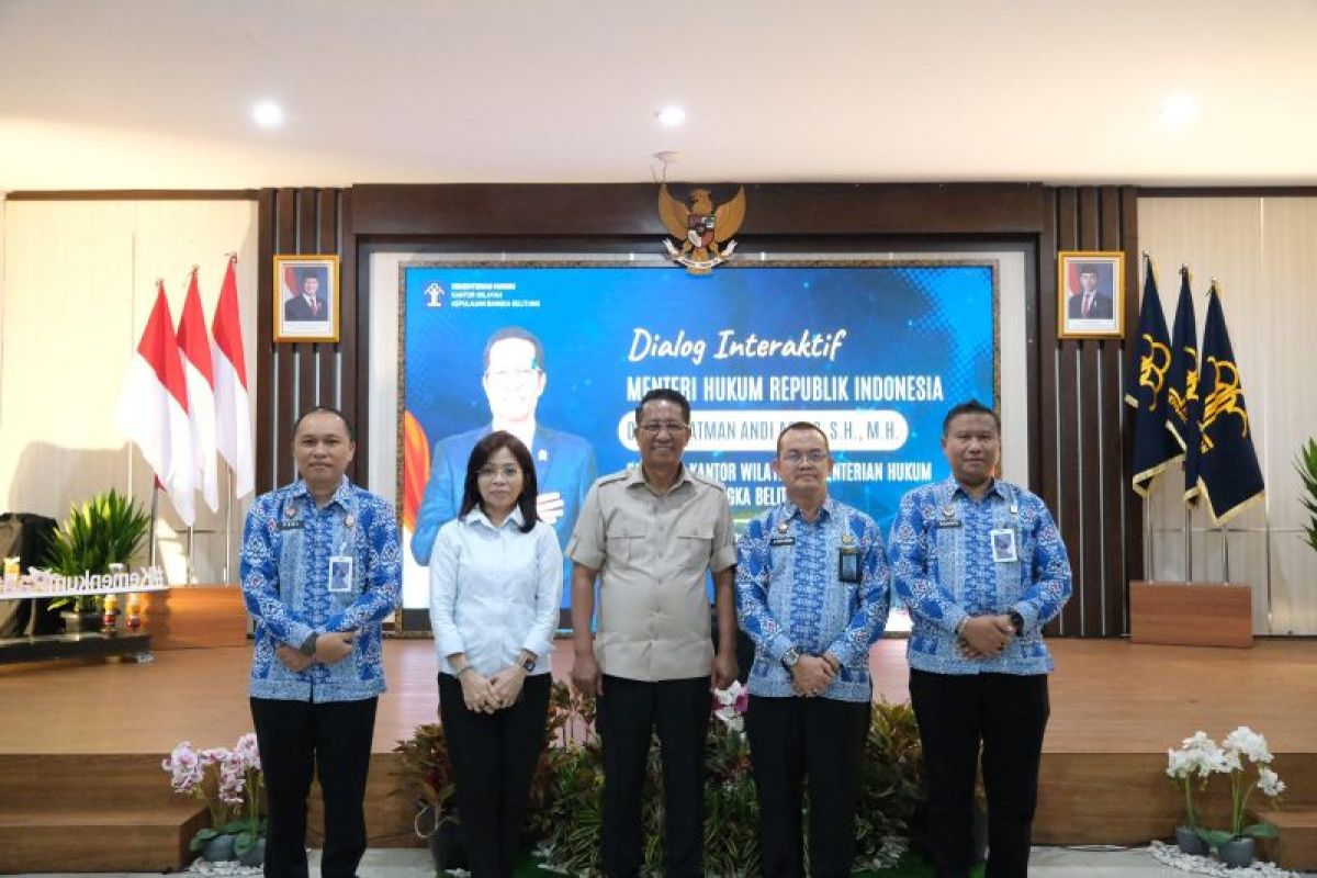 Menteri Hukum Supratman Andi Agtas Puji Capaian 393 Posbankum di Bangka Belitung, Buka Peluang Magister Kenotariatan