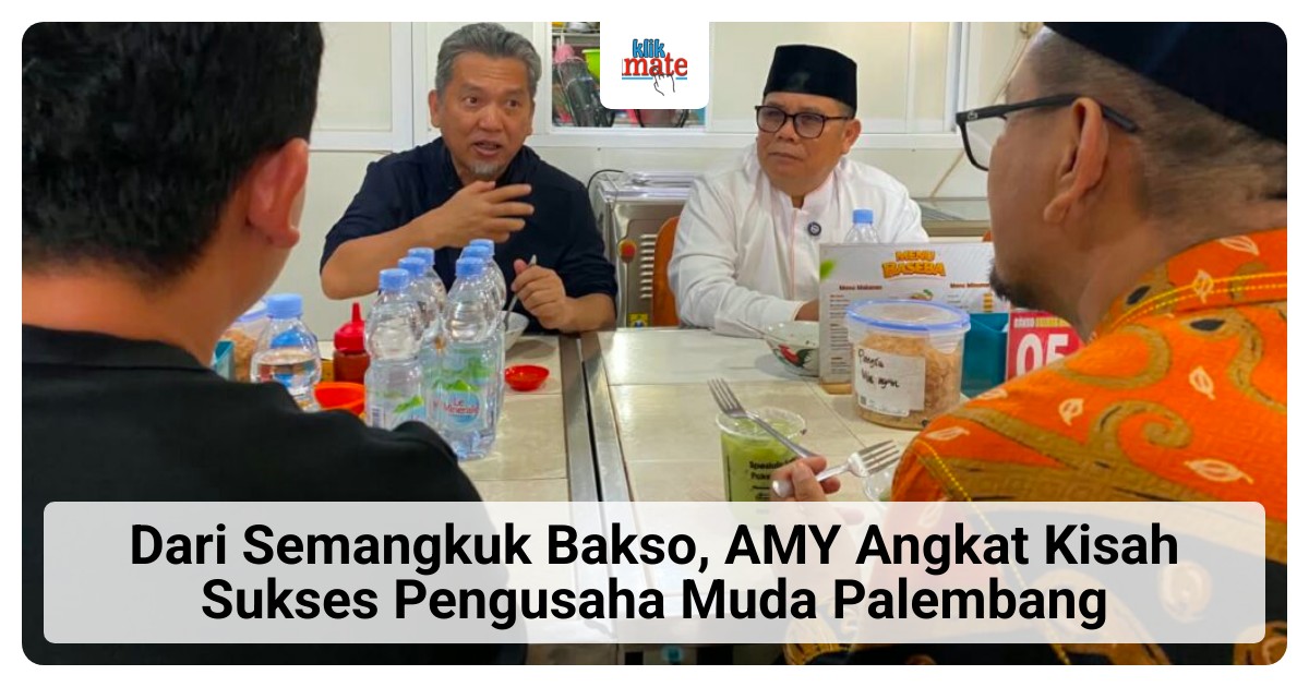 Presiden PKS Almuzzammil Yusuf Tinjau Bakso Selera Baru di Plaju Palembang, Sebut Anak Muda Bisa Sukses dari Usaha Kecil
