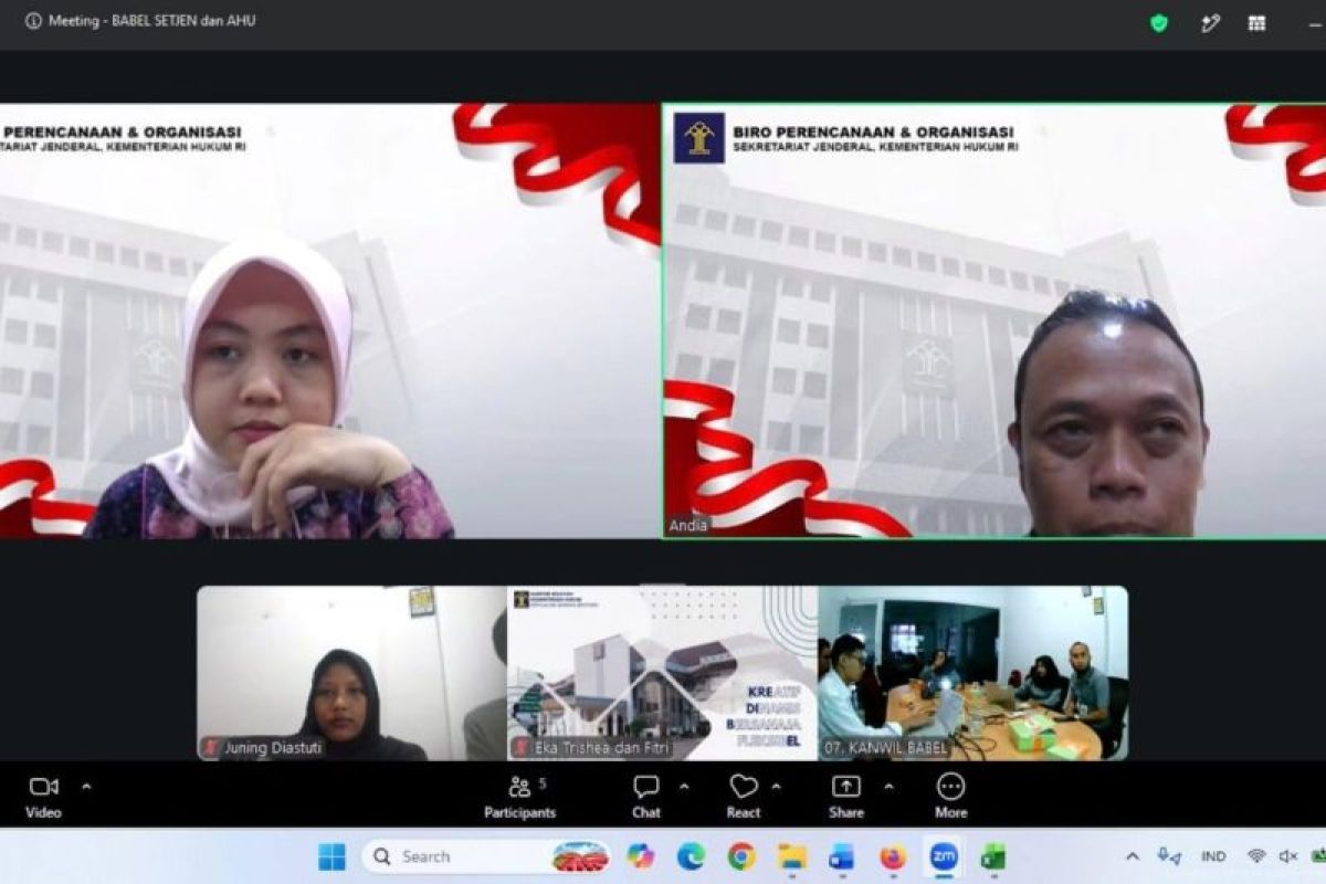 Kanwil Kemenkum Babel Supervisi RKA-K/L Pagu Anggaran 2027, Kakanwil Tekankan Tata Kelola Keuangan Transparan