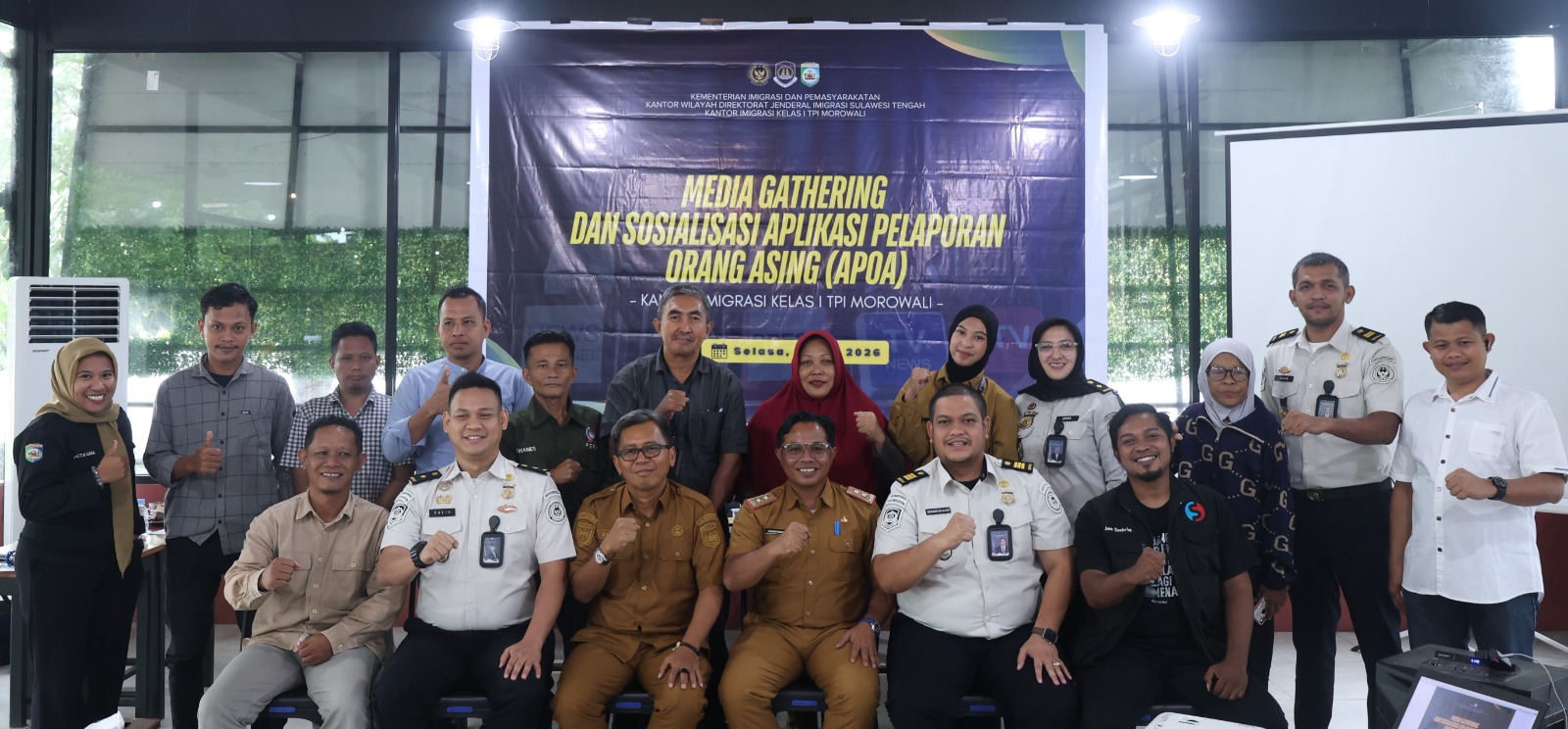 Imigrasi Morowali Gandeng Media dan Pemda Optimalkan Pengawasan Orang Asing Lewat Aplikasi APOA