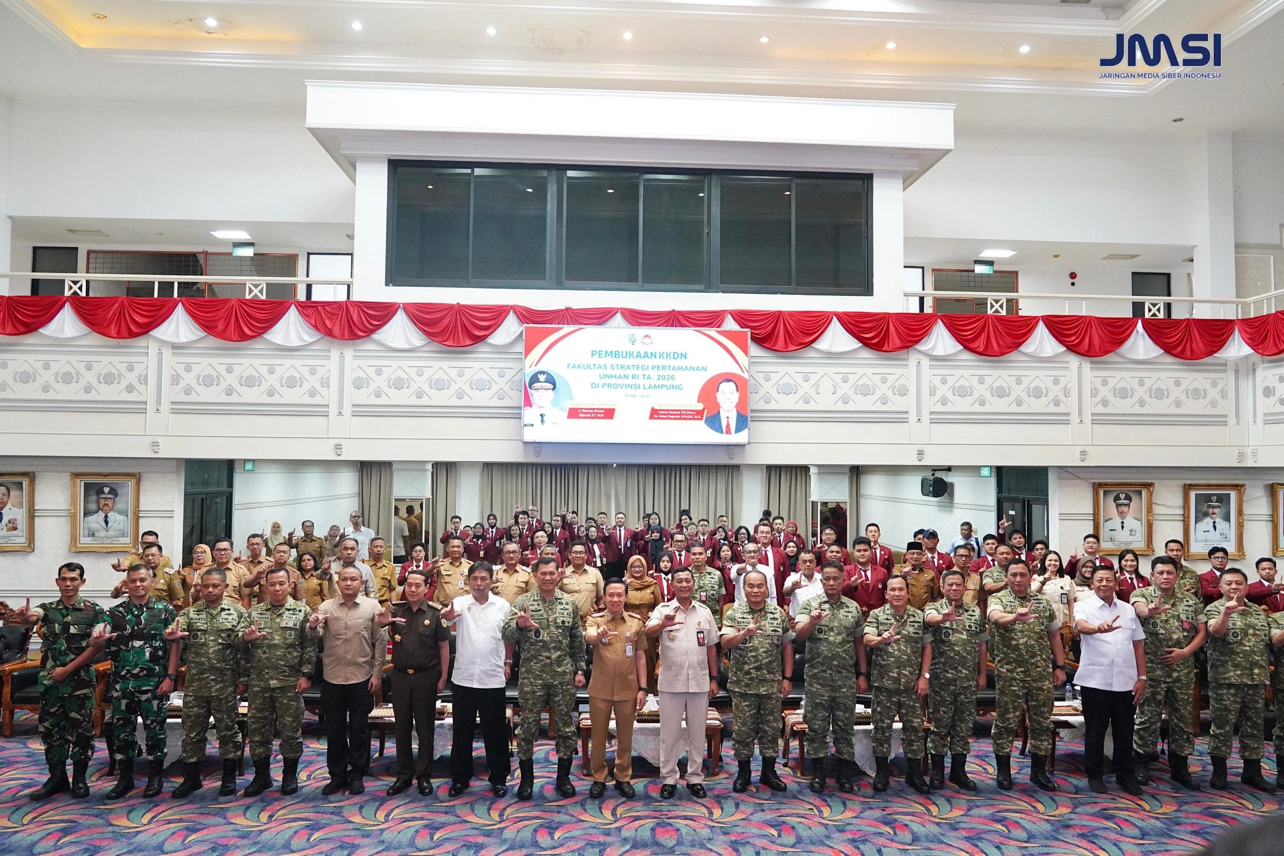 Rektor UNHAN Tawarkan Beasiswa S2 dan S3 untuk Staf Pemda Lewat KKDN di Lampung, Bahas Ancaman Multidimensi
