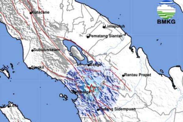 Gempa Magnitudo 4,2 Guncang Tapanuli Utara, Getaran Terasa di Tarutung dan Sibolga
