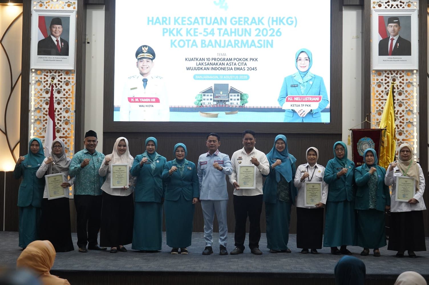 HKG PKK ke-54 Banjarmasin: Neli Listriani Instruksikan Kader Jadi Penghubung Program Pemerintah hingga ke Keluarga
