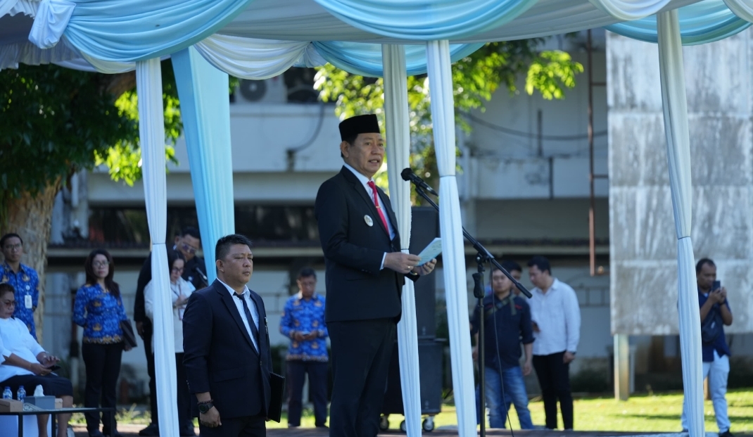 Peringatan Harkitnas ke-118 di Sulut, Wagub Victor Mailangkay Bacakan Sambutan Menteri Komdigi soal Ancaman Digital