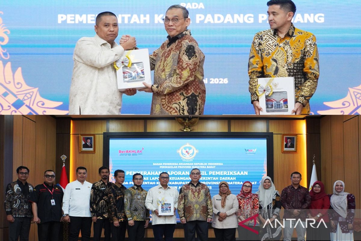 Pemkot Padang Panjang Raih WTP ke-10 Berturut-turut, Indeks Tindak Lanjut BPK Capai 86,02 Persen