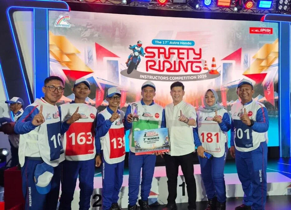 209 Instruktur dan Advisor Honda Bersaing di AHSRIC 2026, Wakil Bali I Nengah Suardiawan Raih Juara 3