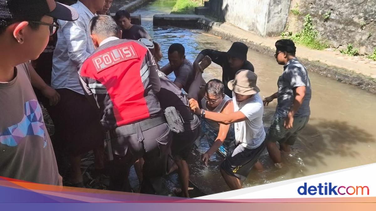 Pria Pengidap Epilepsi Ditemukan Tewas di Sungai Blahbatuh Gianyar, Motor Terparkir di Atas Jembatan