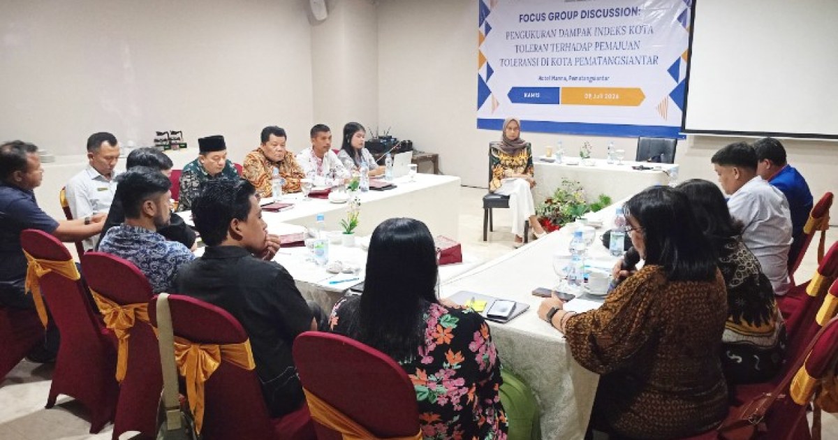 Indeks Kota Toleransi Pematangsiantar Naik ke Peringkat 4 Nasional, Pegiat Sosial Sebut Kondisi seperti Bom Waktu