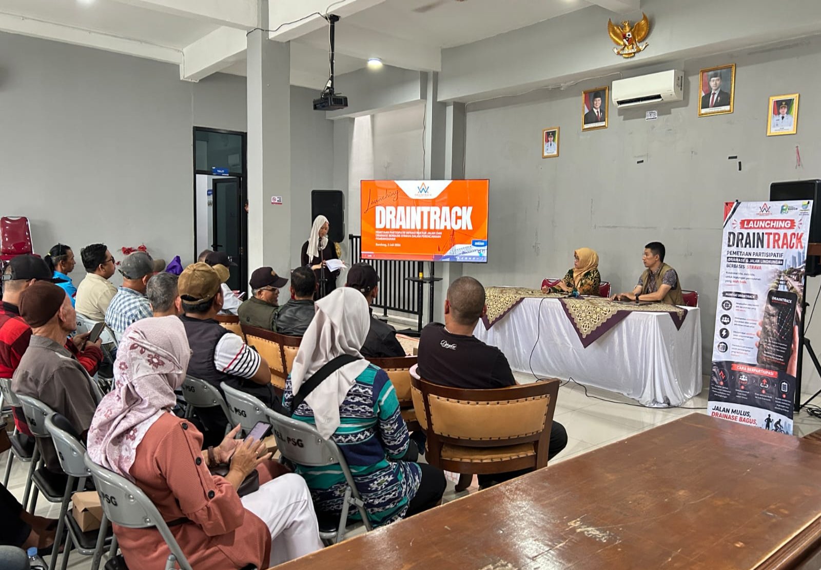 Kelurahan Pasanggrahan Bandung Luncurkan DRAINTRACK, Inovasi Pemetaan Jalan dan Drainase Pakai Aplikasi Strava