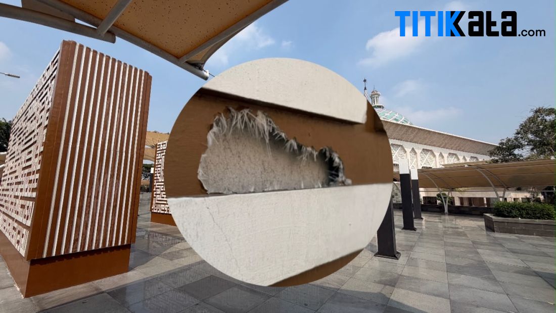 Audit BPK Temukan Kelebihan Pembayaran Rp 123 Juta di Proyek Penataan Masjid Agung Al-Amjad Tigaraksa, Ornamen Berlubang Jadi Sorotan