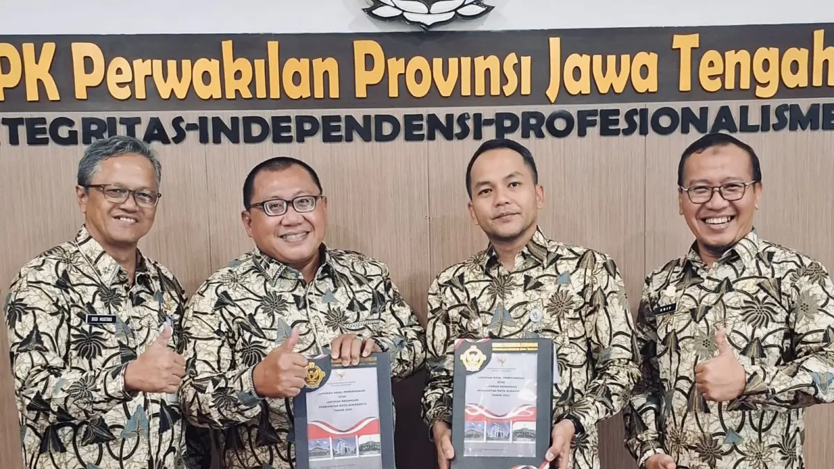 Pemkot Solo Raih 16 Kali WTP Berturut-turut, Wali Kota Respati: Penghargaan Tak Cuma Piala, Kesejahteraan Warga Harus Naik