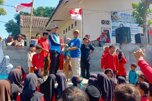 HUT ke-81 RI di Lombok Timur: Jalan Sehat Desa Denggen Timur Sediakan 7 Kambing dan Ratusan Kupon Hadiah