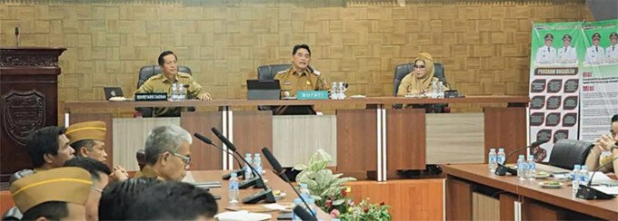 Pemkab Barito Utara Kumpulkan Seluruh OPD Bahas Pembangunan, Bupati Shalahuddin Soroti Disiplin Pegawai