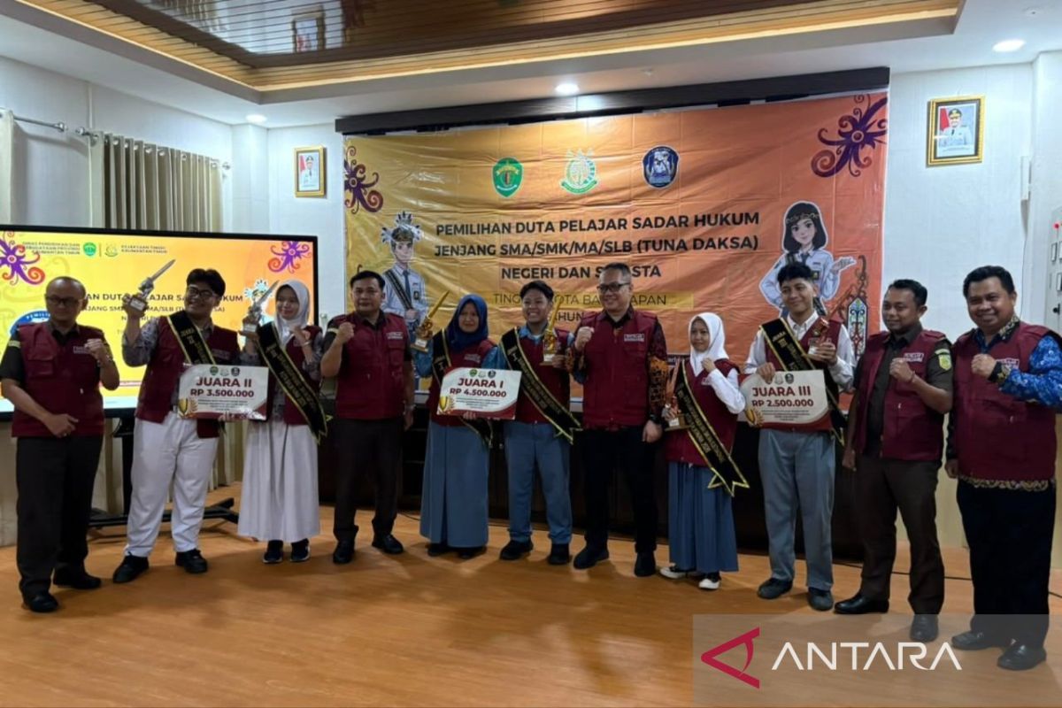 Kejati Kaltim Lahirkan Agen Perubahan Lewat Pemilihan Duta Pelajar Sadar Hukum, Inovasi Pelajar SMA Balikpapan Jadi Sorotan