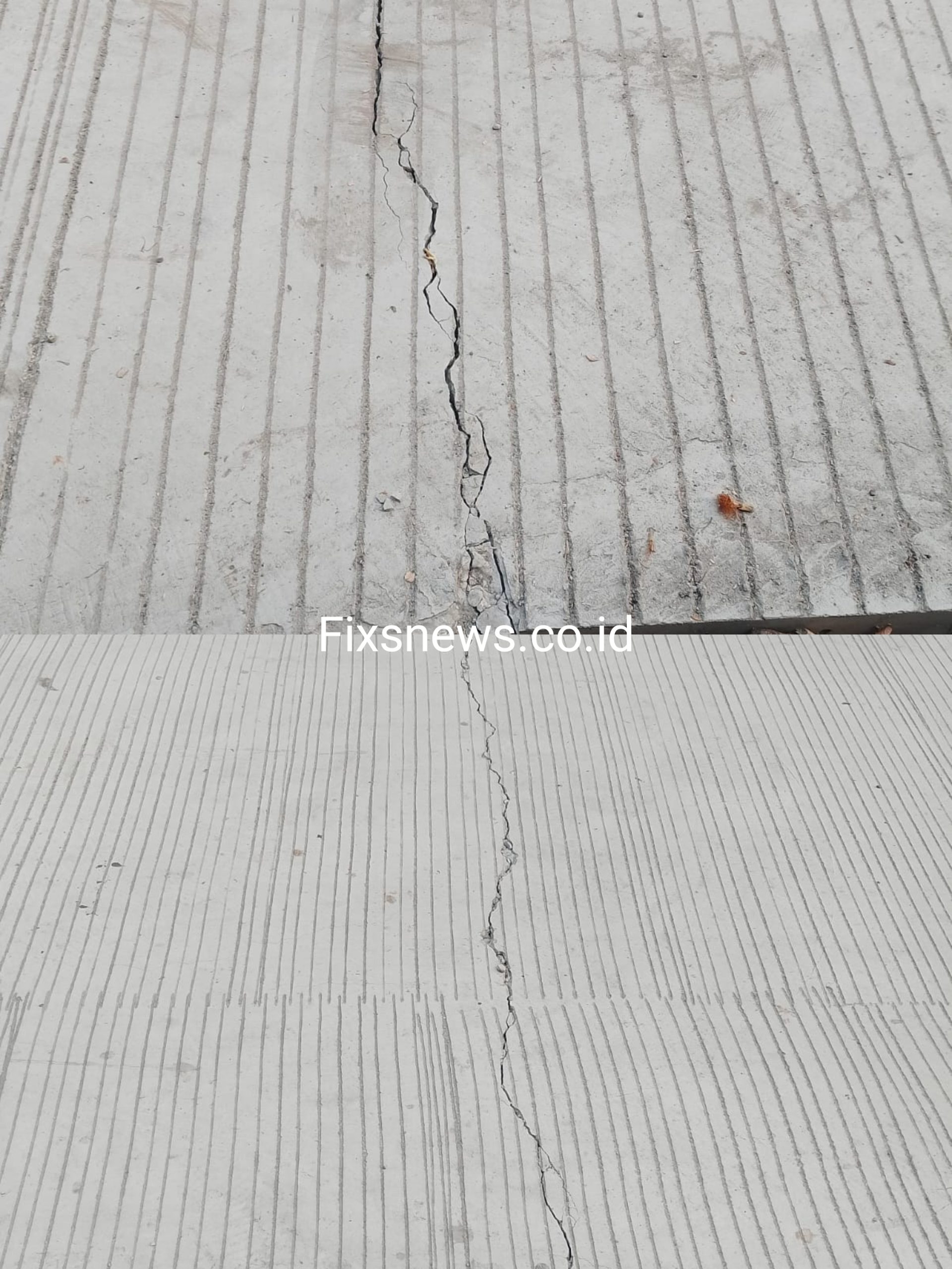 Warga Puri Tamarin Tangerang Minta DBMSDA Cek Jalan Beton Rp148 Juta yang Retak Sebelum Dioperasikan