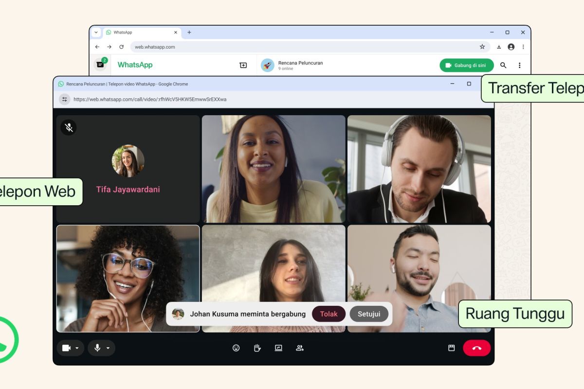 Pengguna di Sumsel Kini Bisa Telepon dan Video Call Langsung dari WhatsApp Web Tanpa Instal Aplikasi