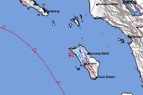 Gempa M 4,8 Guncang Nias Utara, Warga Sirombu Rasakan Getaran Kuat, BMKG Sebut Berpusat di Laut