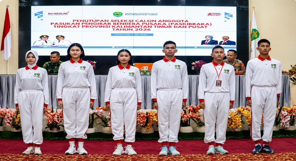 Enam Pelajar Kaltim Lolos ke Seleksi Paskibraka Nasional 2026, Tiga Putra dan Tiga Putri Siap ke Jakarta