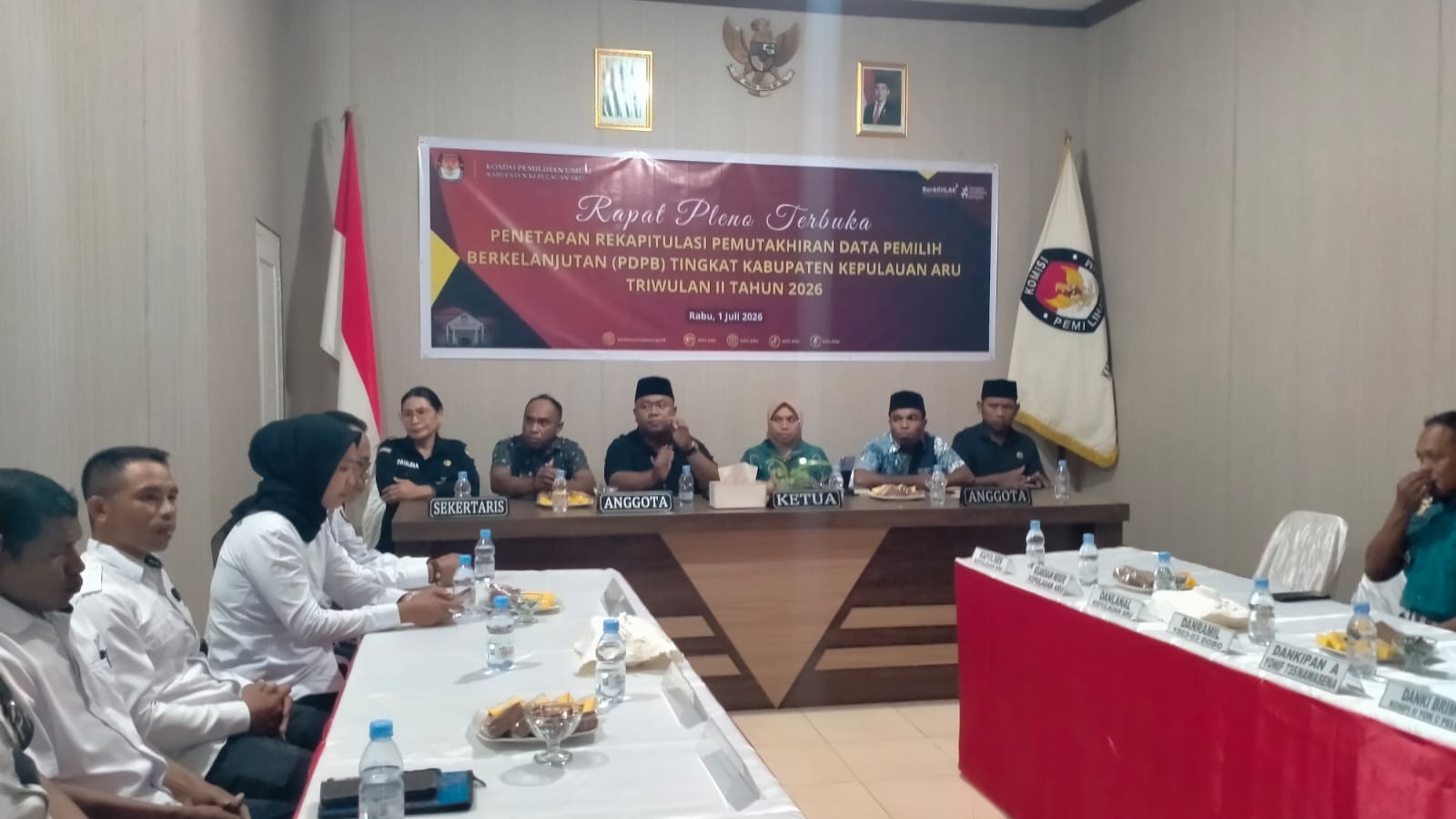 KPU Kepulauan Aru Tetapkan 76.201 Pemilih dalam PDPB Triwulan II 2026, Melonjak 4.000 dari Periode Sebelumnya