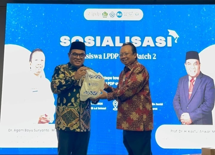 UIN STS Jambi Gelar Sosialisasi LPDP 2026 Batch 2, Rektor Ingatkan Target Skor TOEFL 500 untuk Dalam Negeri
