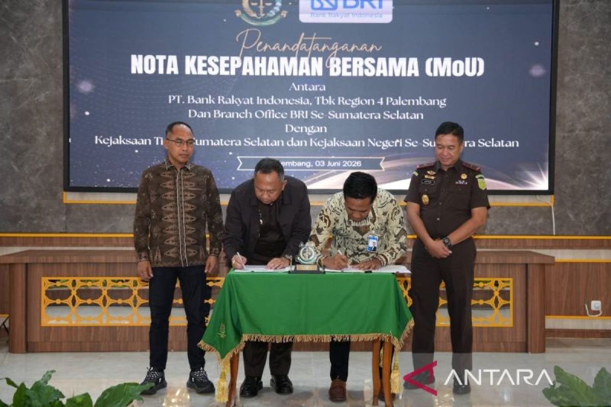 Kejati Sumsel dan BRI Region 4 Palembang Teken Kerja Sama Penagihan Kredit Macet, JPN Siap Turun Tangan