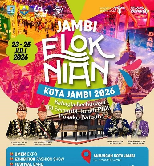 Kota Jambi Gelar Pesta Budaya Tiga Hari, dari Festival Band hingga Animal Expo di Anjungan Eks MTQ