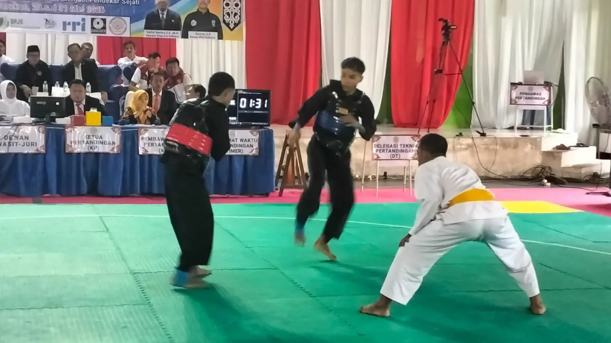 Kejurprov Pencak Silat Pelajar Kaltara Digelar di Tarakan, 108 Pesilat Muda Unjuk Kebolehan