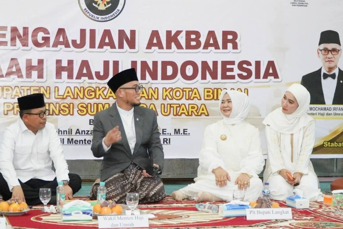 Plt Bupati Langkat Tiorita Surbakti Dorong Realisasi Kantor Kementerian Haji, Wamen Dahnil Sebut Segera Dibangun
