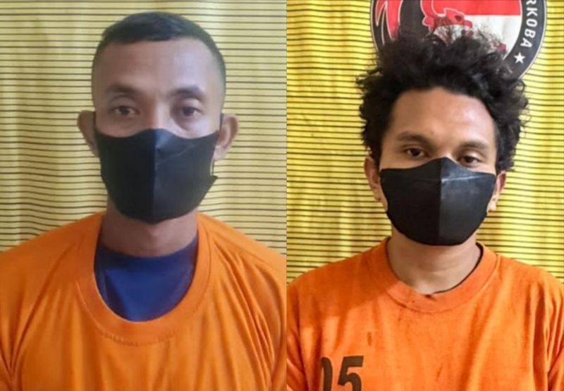 Satresnarkoba Polres Binjai Ringkus Dua Pengedar Sabu, Sita Motor dan Paket Sabu Siap Edar