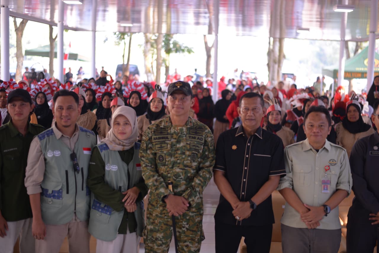 Lima Desa Binaan Kopassus di Banten Ikut Lomba Eco Waste, Desa Lialang Juara I Berkat Biopori Raksasa