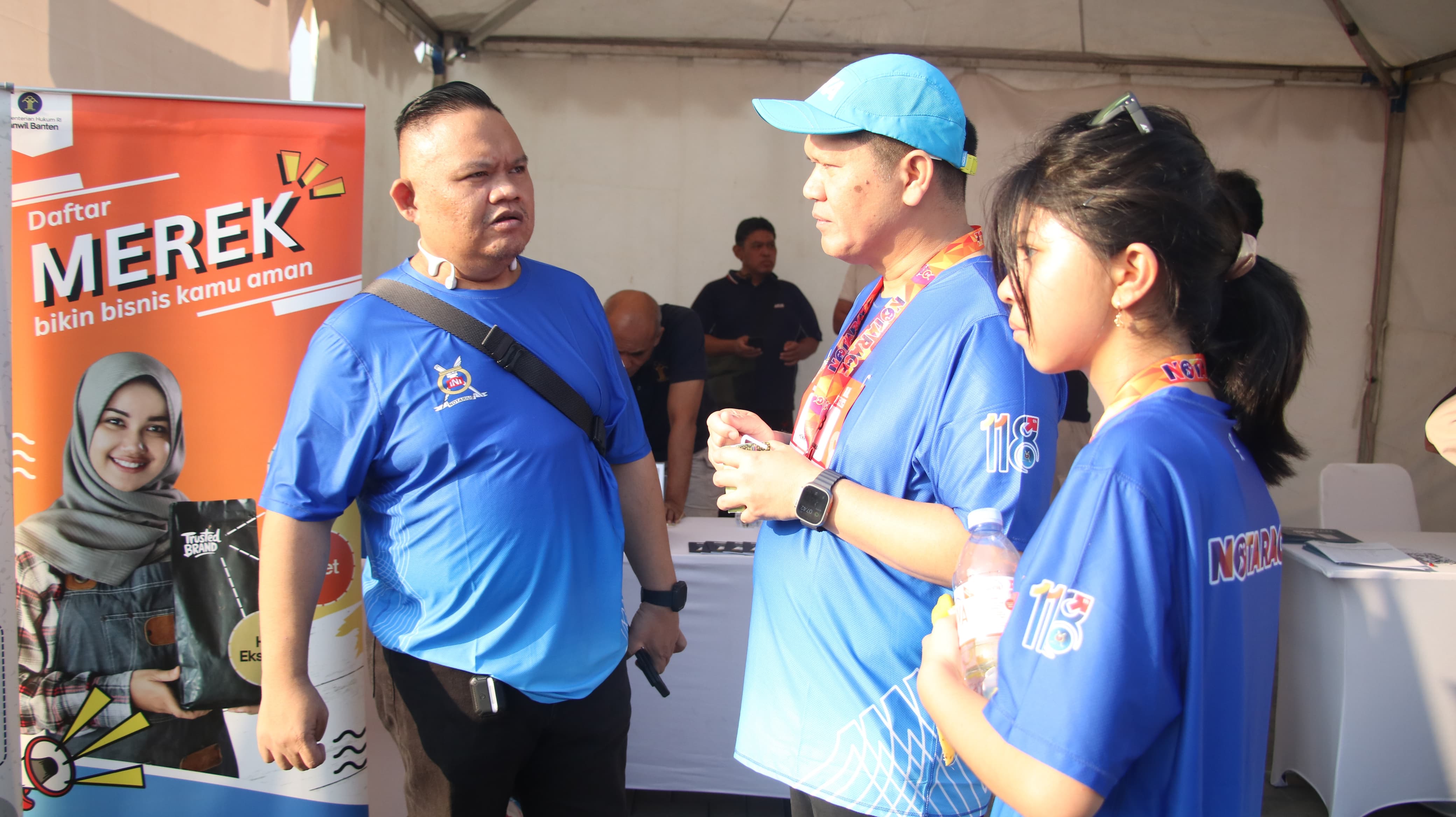 Sambil Lari di Notarace 2026, Warga Tangerang Bisa Konsultasi Hukum Langsung di Booth Kemenkum Banten