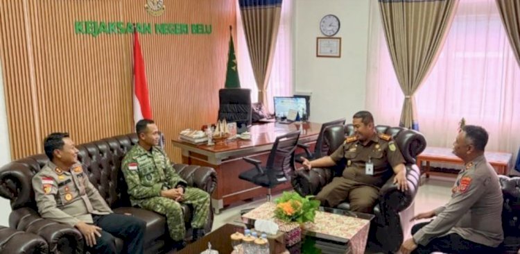 Kapolres Belu dan Malaka Sambangi Kodim serta Kejari, Perkuat Sinergi Tiga Pilar di Perbatasan RI–RDTL