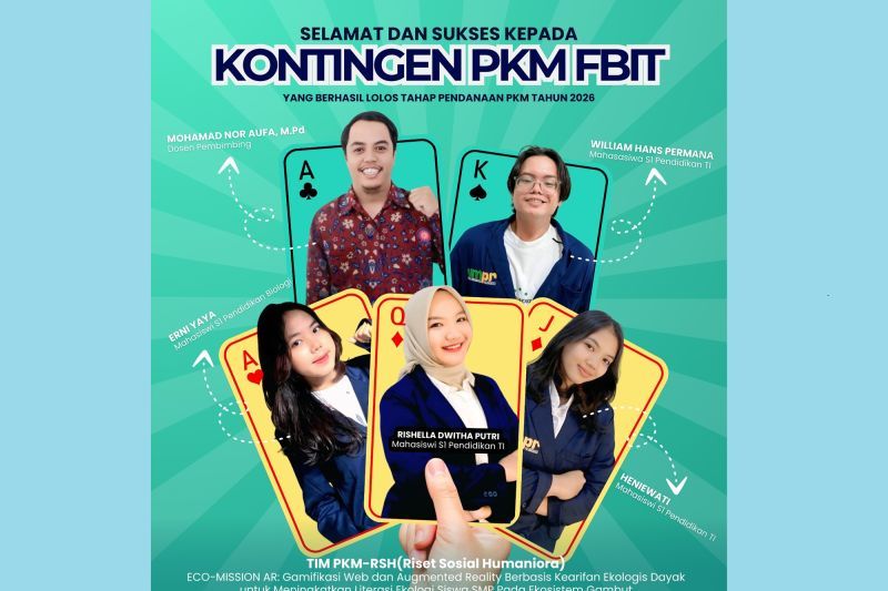 Mahasiswa UMPR Ciptakan ECO-MISSION AR, Aplikasi Edukasi Gambut Berbasis Kearifan Dayak Lolos Pendanaan PKM 2026