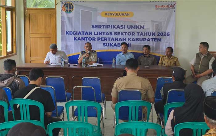 Kantah Sukabumi Dorong Sertipikasi Tanah UMKM Lewat Program Lintas Sektor 2026, Ini Manfaatnya