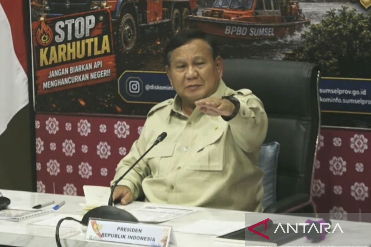 Presiden Prabowo Minta Sumut Perbanyak Sumur Bor dan Sekat Kanal di Lahan Gambut Cegah Karhutla
