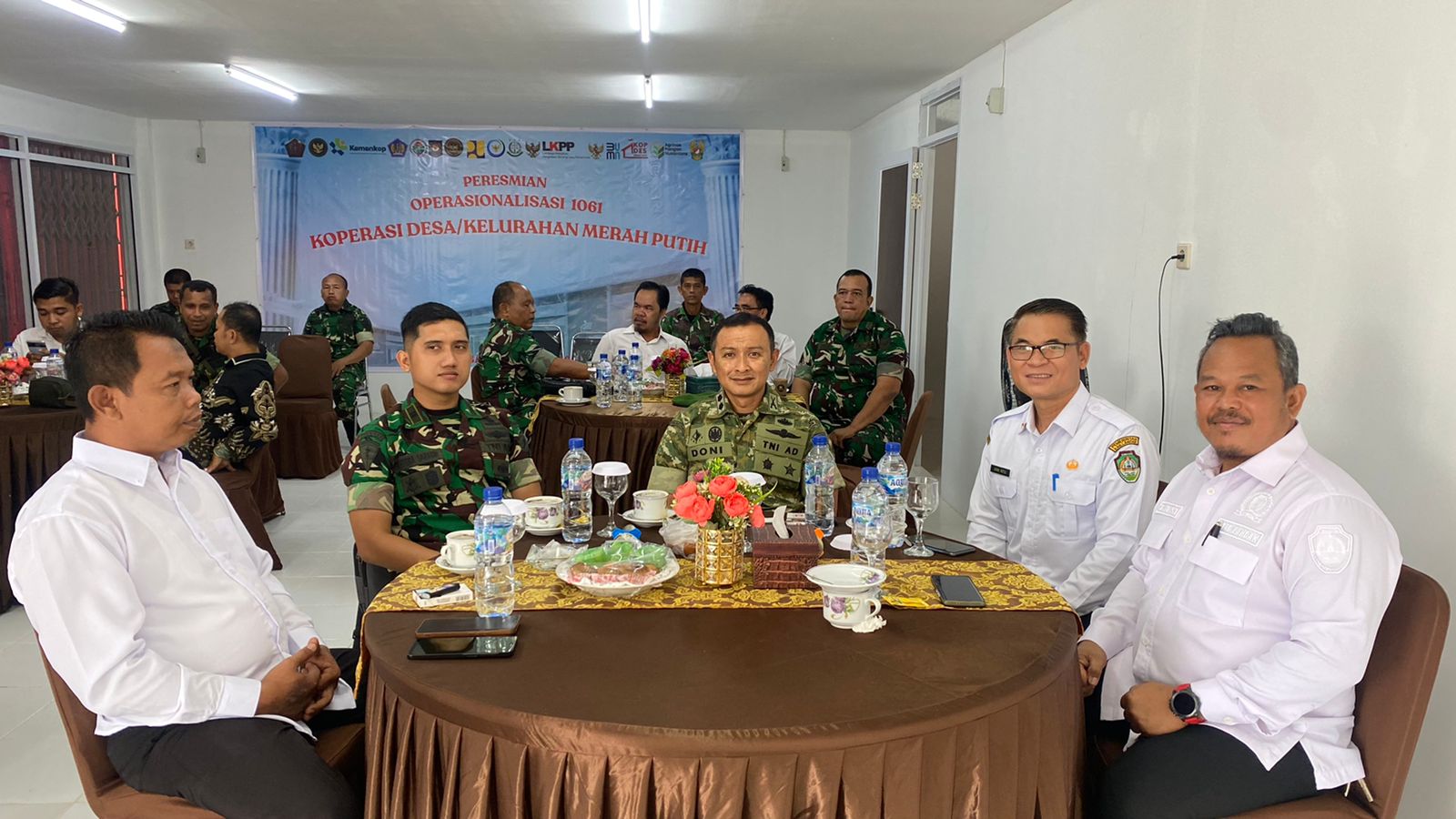 Dandim 1210/Landak Dukung Program 1.061 Koperasi Desa Merah Putih yang Diluncurkan Presiden Prabowo Serentak via Virtual