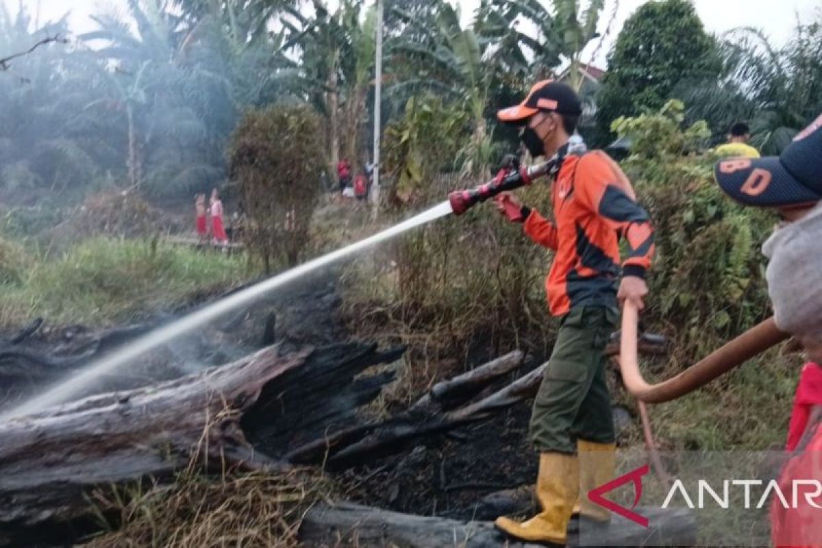 Tim Satgas Padamkan Karhutla di Enam Desa Muara Enim, Luas Lahan Terbakar Capai 5,5 Hektare