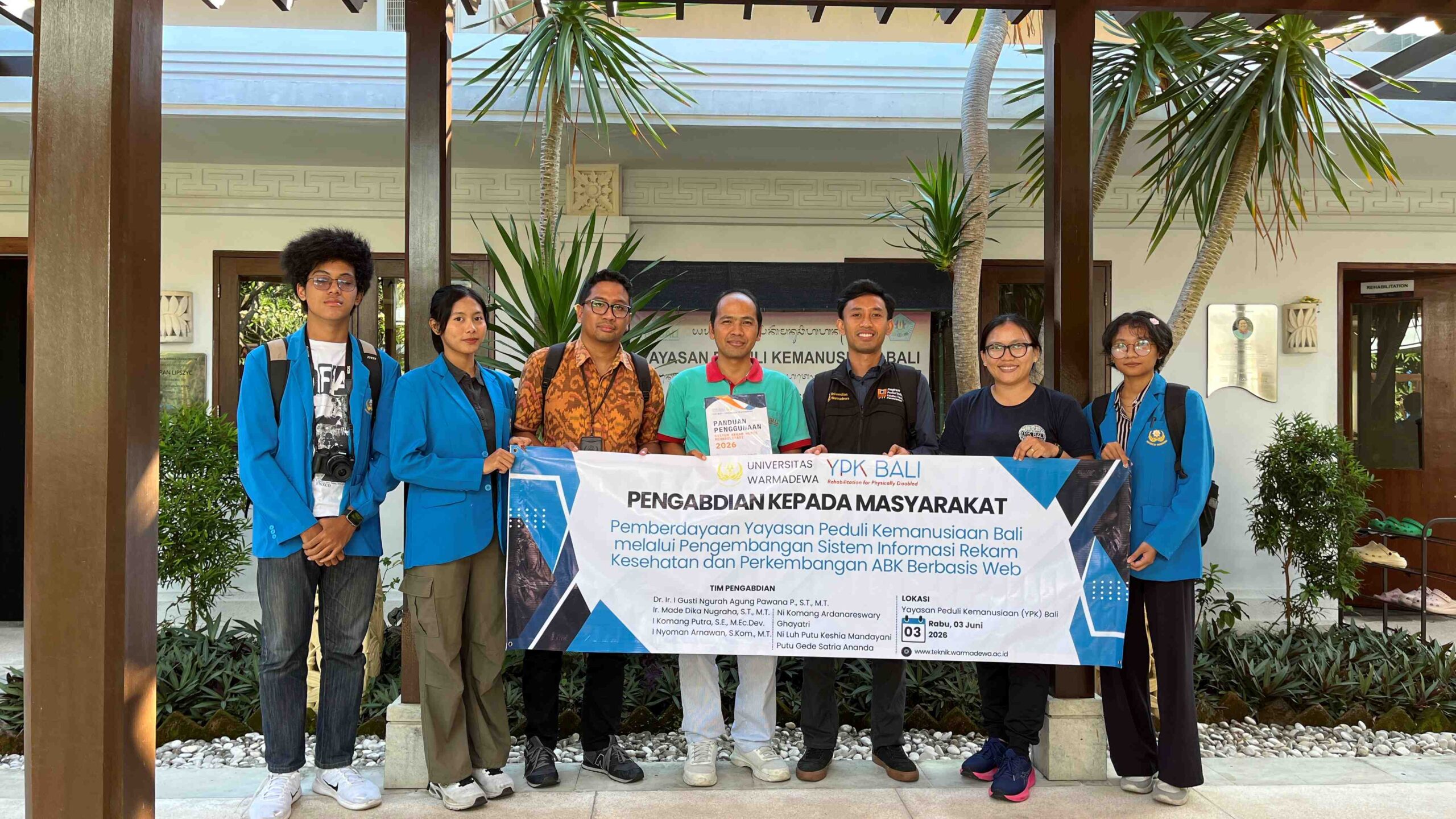 Tim Pengabdian Universitas Warmadewa Serahkan Sistem Rekam Medis Digital untuk Anak Berkebutuhan Khusus di Denpasar