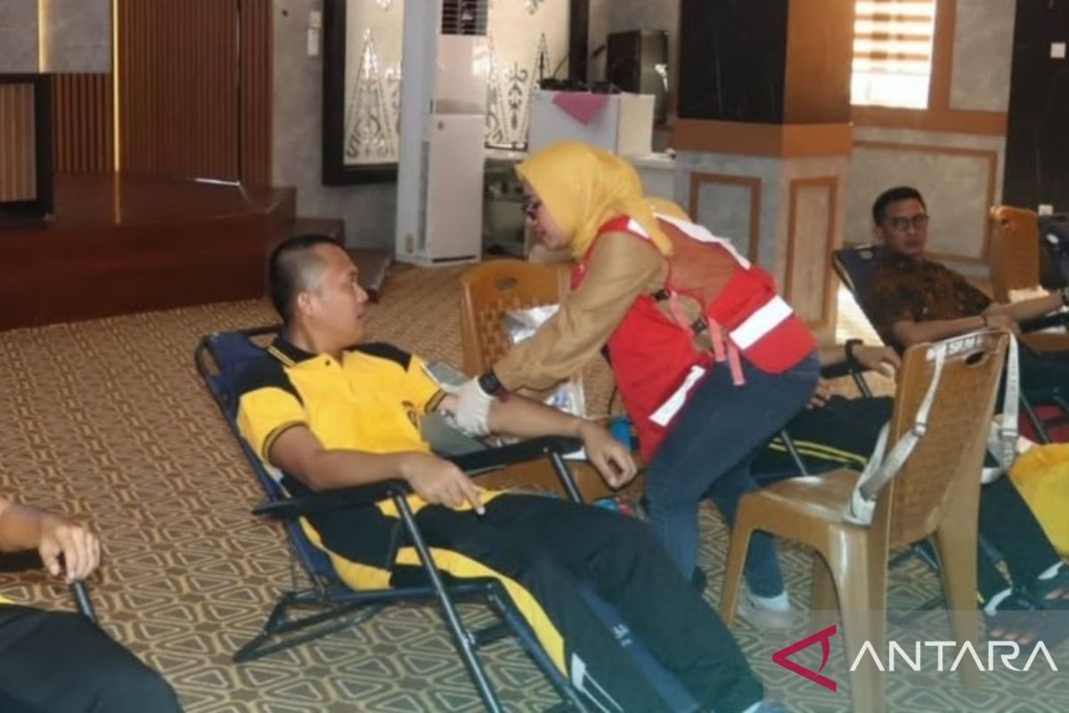 Polres Musi Banyuasin Kumpulkan 79 Kantong Darah dari Bakti Sosial Sambut HUT Bhayangkara ke-80, Disalurkan ke PMI